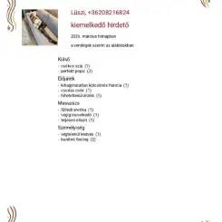 Lüszi, Masszázs VIII. kerület, 24 év Nő VIII. kerület Budapest Magyarország, +36208216824